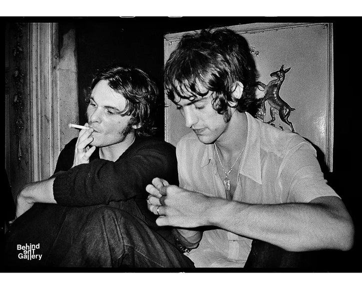 Nick McCabe — Richard Ashcroft Backstage,, 1997, 1997, photographed by Chris Floyd | Behind The Gallery