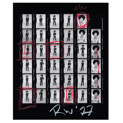Prince Contact Sheet, Suit 1977