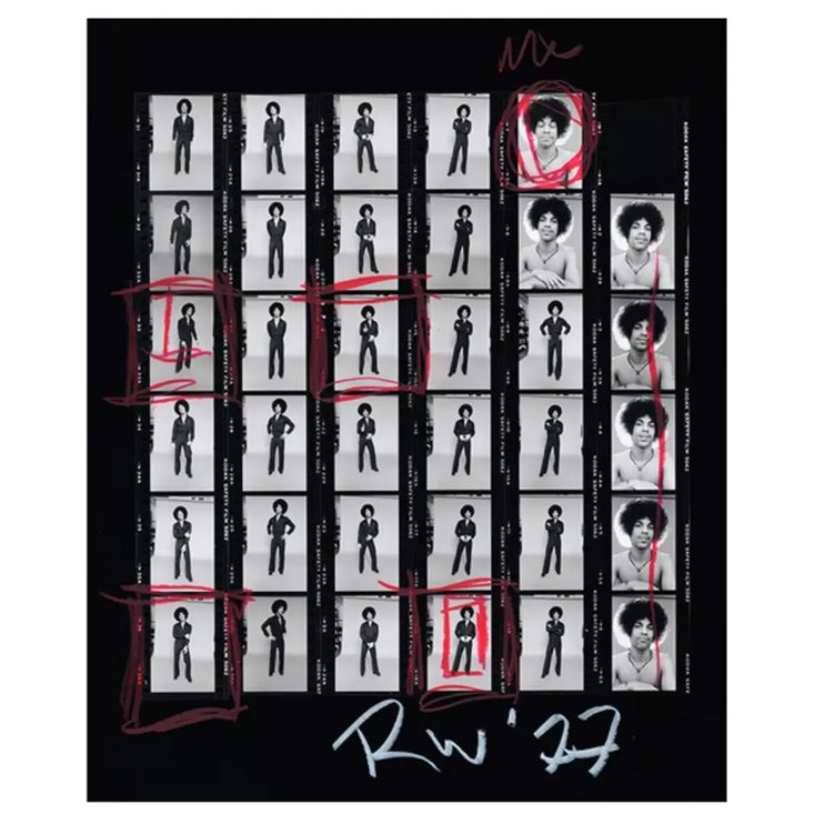 Prince Contact Sheet, Suit 1977 Behind The Gallery behindthegallery