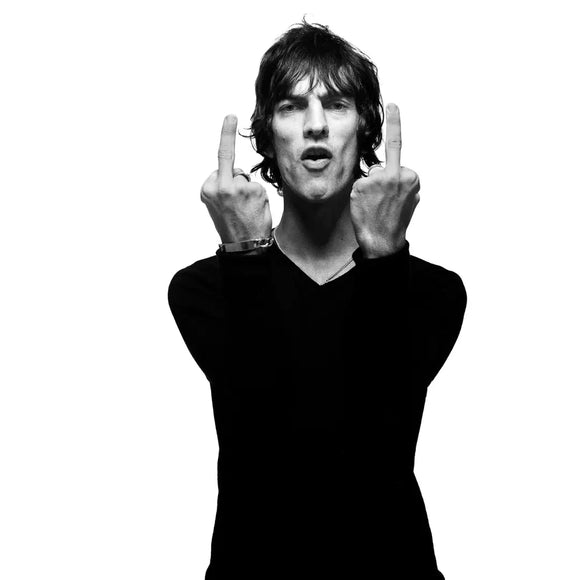 Richard Ashcroft V Sign — The Verve, 1997, photographed by Chris Floyd | Behind The Gallery
