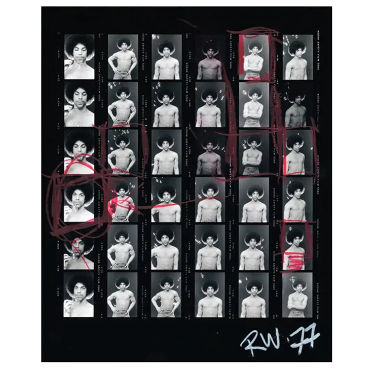 Prince Contact Sheet Portraits, 1977 Behind The Gallery behindthegallery