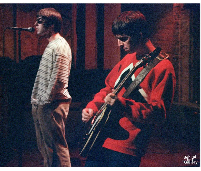 Oasis on The David Letterman Show Colour — 1995, photographed by Chris Floyd | Behind The Gallery