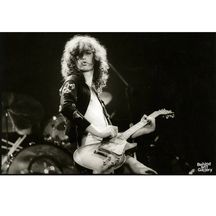 Led Zeppelin Jimmy Page Live 1974 Behind The Gallery behindthegallery