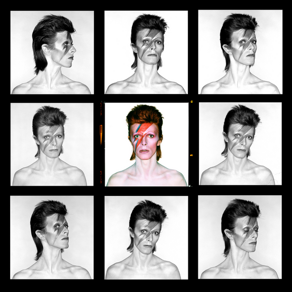 David Bowie - Aladdin Sane Demi Contact Sheet - 1973