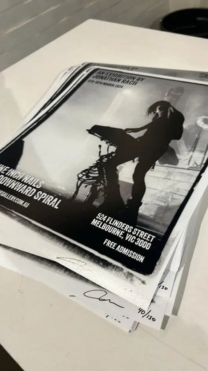 Exhibition Poster Melbourne Limited Edition Behind The Gallery behindthegallery