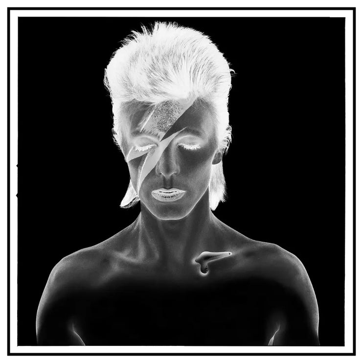 Aladdin Sane Remastered Black & White Negative Behind The Gallery behindthegallery
