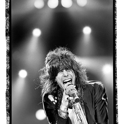 Steve Tyler, Aerosmith Live, Dallas 1988 - Ian Tilton Behind The Gallery Behind The Gallery 