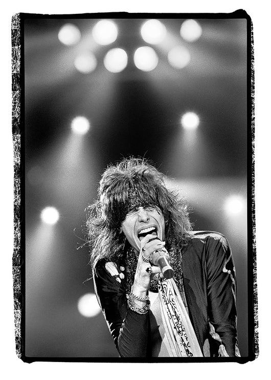 Steve Tyler, Aerosmith Live, Dallas 1988 - Ian Tilton Behind The Gallery Behind The Gallery 