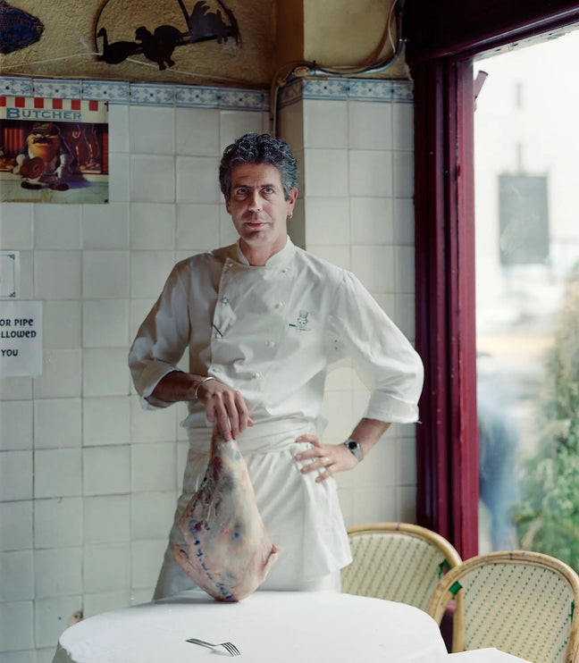 "Butcher", 2001 - Anthony Bourdain & Chris Floyd Behind The Gallery Behind The Gallery 
