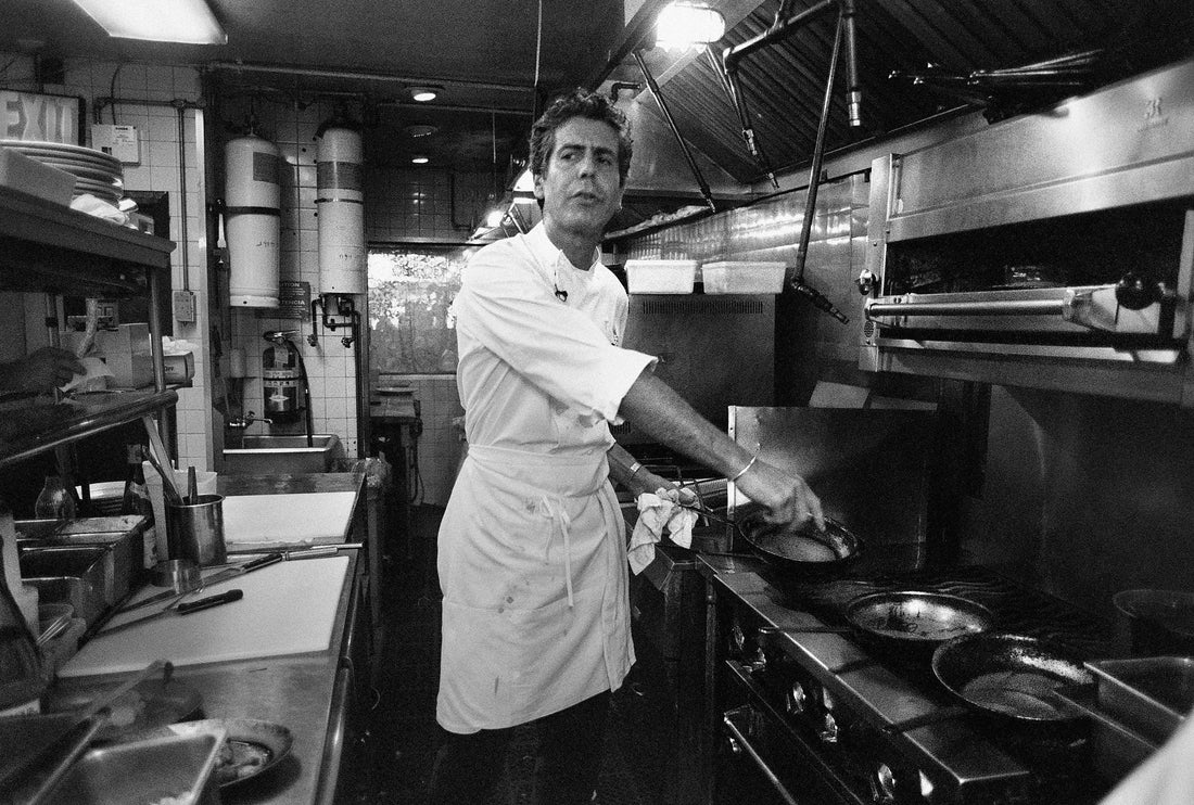 "Kitchen Heat", 2001 - Anthony Bourdain & Chris Floyd Behind The Gallery Behind The Gallery 