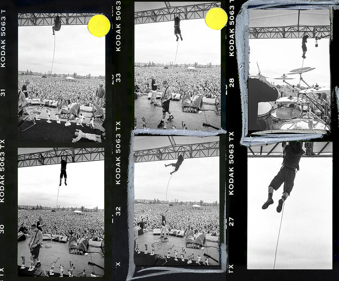Pearl Jam: Drop In The Park Contact Sheet, Lance Mercer