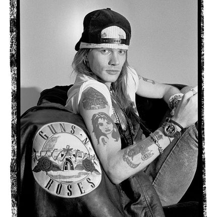 Axl Rose, Guns N 'Roses Backstage, Dallas 1988 - Ian Tilton Behind The Gallery Behind The Gallery 