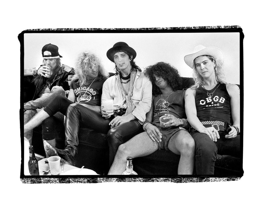 Guns N' Roses Backstage, Dallas 1988 - Ian Tilton Behind The Gallery Behind The Gallery 