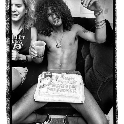Slash, Birthday Backstage, Dallas 1988 - Ian Tilton Behind The Gallery Behind The Gallery 