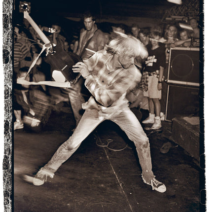 Kurt Cobain, Guitar Smash, Seattle 1990 - Ian Tilton Behind The Gallery Behind The Gallery 
