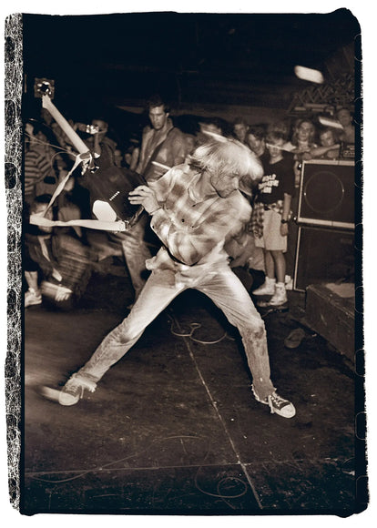 Kurt Cobain, Guitar Smash, Seattle 1990 - Ian Tilton Behind The Gallery Behind The Gallery 