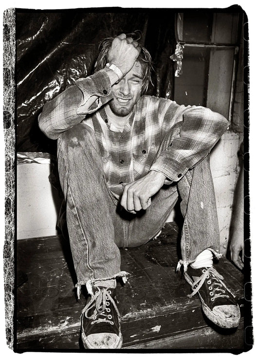 Kurt Cobain, Backstage, Seattle 1990 - Ian Tilton