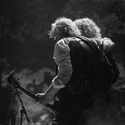 Jimmy Page and Robert Plant, Led Zeppelin - O2 — 2007, photographed by Scarlet Page | Behind The Gallery