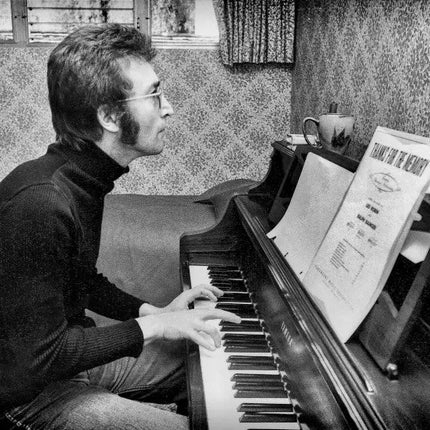 John Lennon Playing The Piano, Beverly Hills 1973, Michael Brennan