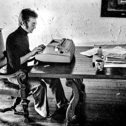 John Lennon Typewriter,  California 1973, Michael Brennan