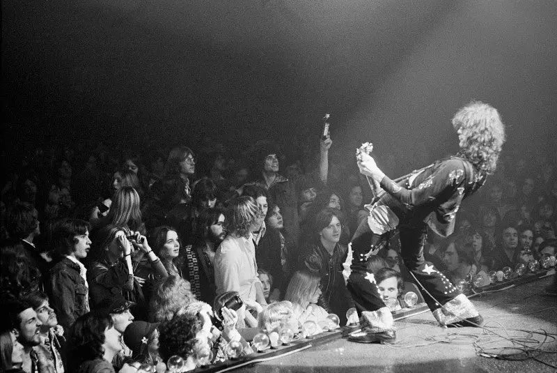Led Zeppelin: Jimmy Page On Stage, Detroit 1975, Michael Brennan