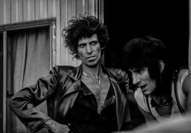 Keith Richards & Ronnie Wood, Shea Stadium 1989, Michael Brennan