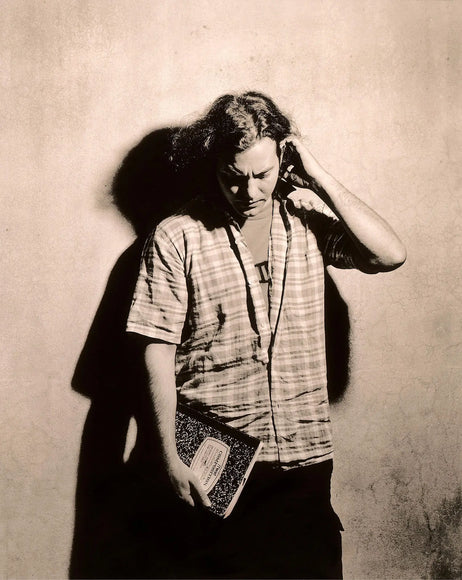 Pearl Jam's Eddie Vedder - Note Book.  Ross Halfin