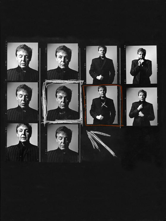 "Contact Sheet", 2003 - Paul McCartney & Chris Floyd Behind The Gallery Behind The Gallery 
