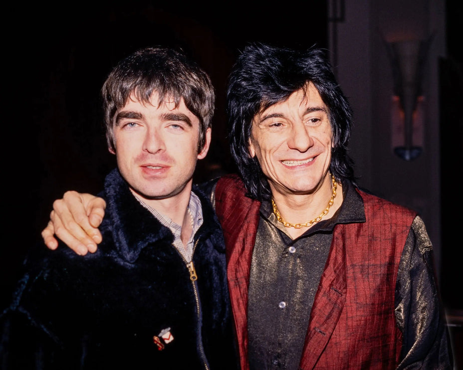 Q Awards Noel & Ronnie Wood Behind The Gallery behindthegallery