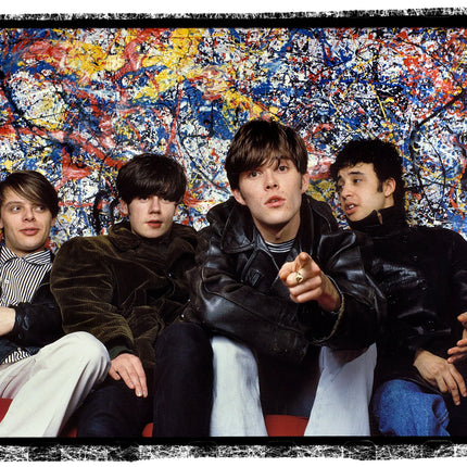 Mani of The Stone Roses at his first photo session, Manchester 1988, colour, photographed by Ian Tilton