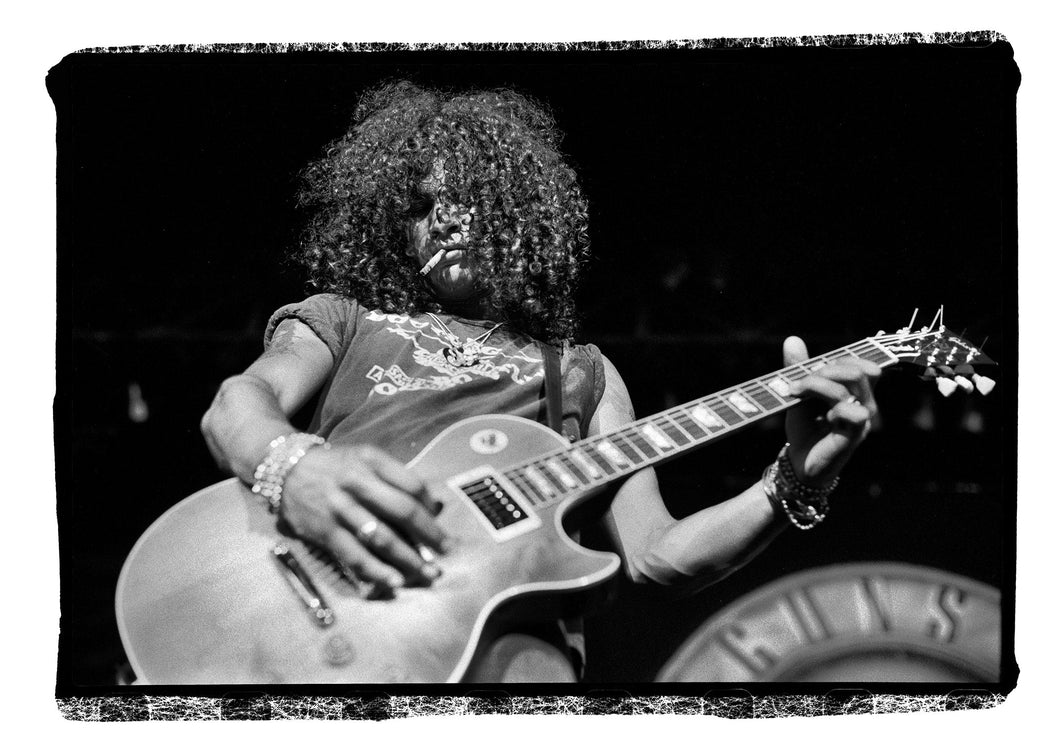 Slash, Guns N 'Roses Live, Dallas 1988 - Ian Tilton Behind The Gallery Behind The Gallery 