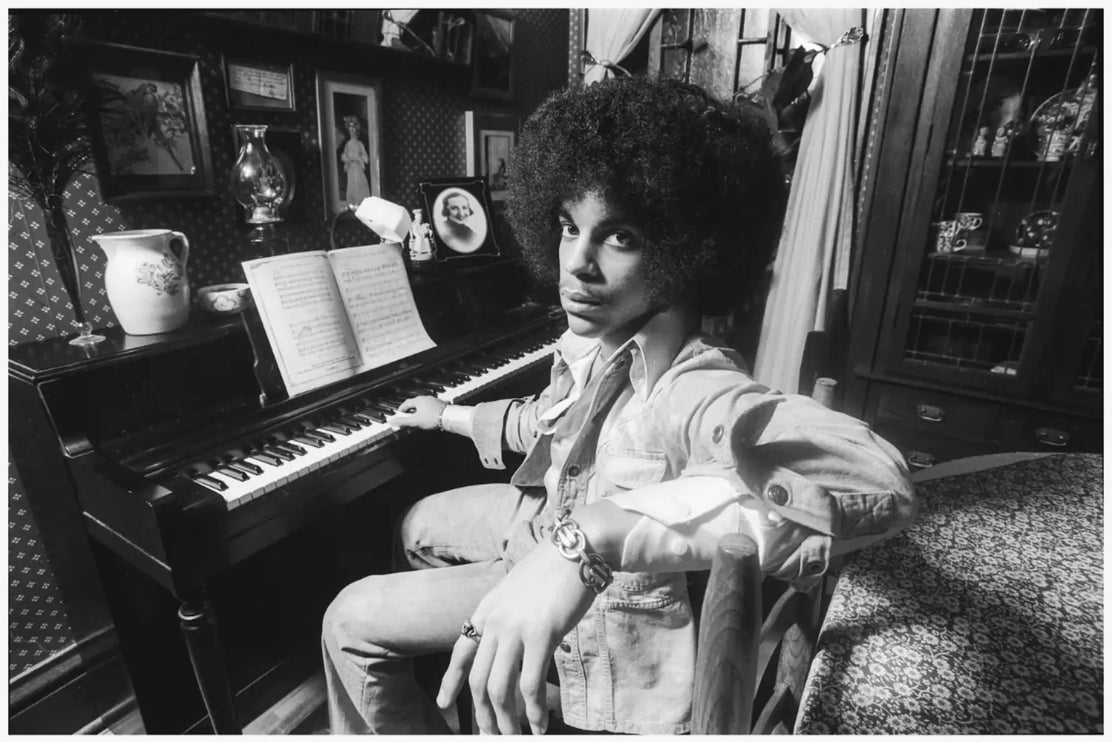 Prince At The Piano 1977 Behind The Gallery behindthegallery
