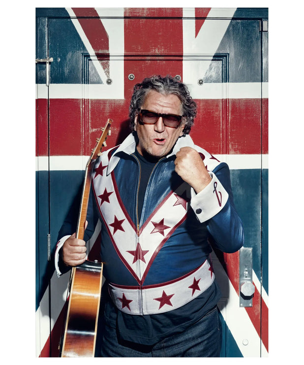Steve Jones - Resonator Series — Sex Pistols, photographed by Scarlet Page | Behind The Gallery