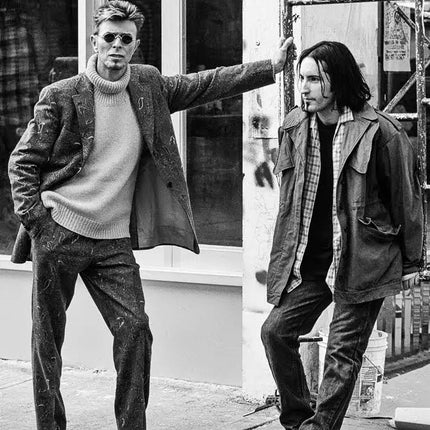 David Bowie Trent Reznor NY 1997 Behind The Gallery behindthegallery