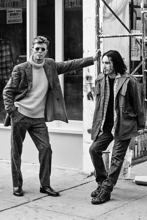 David Bowie Trent Reznor NY 1997 Behind The Gallery behindthegallery