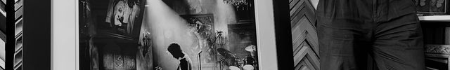 Behind The Gallery art consultation — framed fine art music photography print