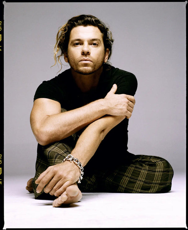 Michael Hutchence Sitting Behind The Gallery behindthegallery