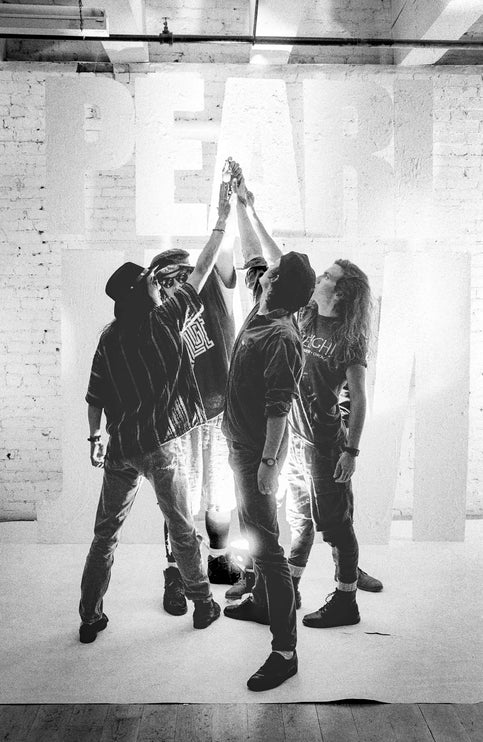 Pearl Jam Ten album publicity shoot, Seattle 1991, photographed by Lance Mercer