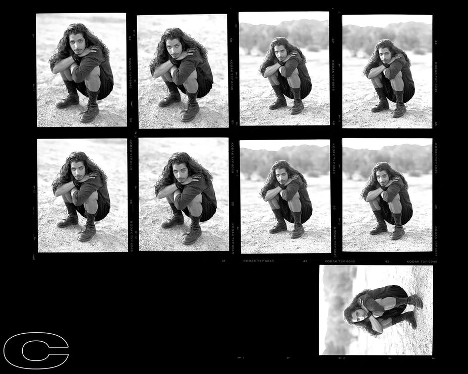 Chris Cornell Proof Sheet Behind The Gallery behindthegallery